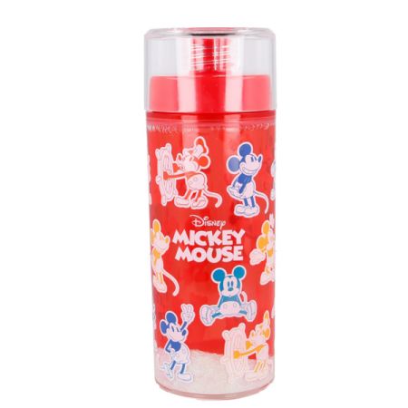 בקבוק פלסטיק דופן כפולה 370 נצנצים-מיקי מאוס