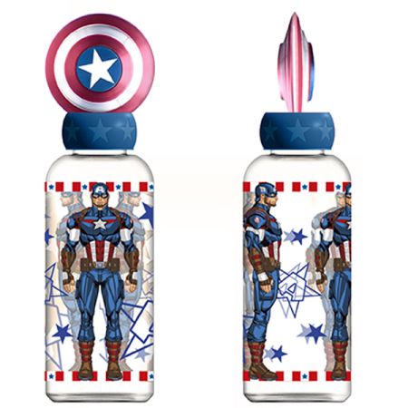 בקבוק עם פקק פיגורינה 560מל קפטן אמריקה