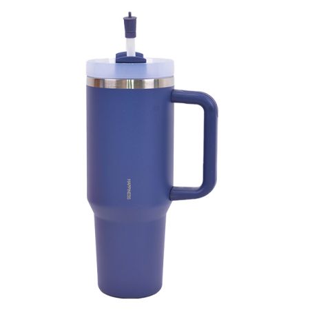 כוס תרמית עם ידית אחידה 1.18 ליטר - אפור פלדה