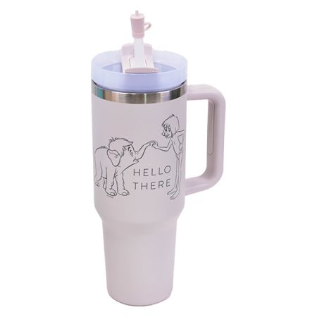 כוס תרמית עם ידית אחידה 1.18 ליטר - ספר הג'ונגל