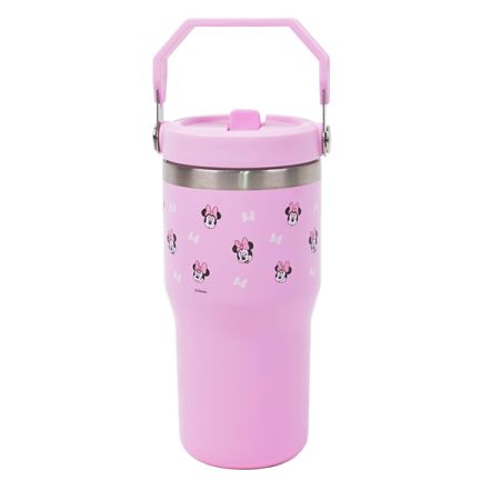 כוס תרמית עם ידית אחיזה 550 מ''ל - מיני פרצופים