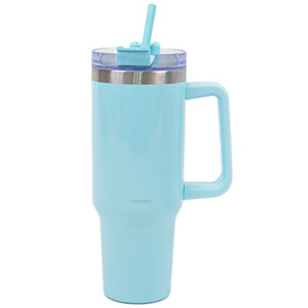 כוס תרמית עם ידית אחידה 1.18 ליטר - תכלת