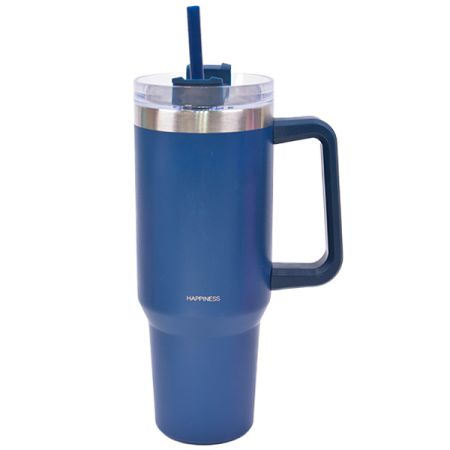 כוס תרמית עם ידית אחידה 1.18 ליטר - כחול נייבי