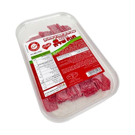 ממתק ליקריץ 200 גרם - שטיחים בציפוי סוכר תות