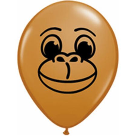 בלון Q5 מוקה פרצוף קוף 100 יח