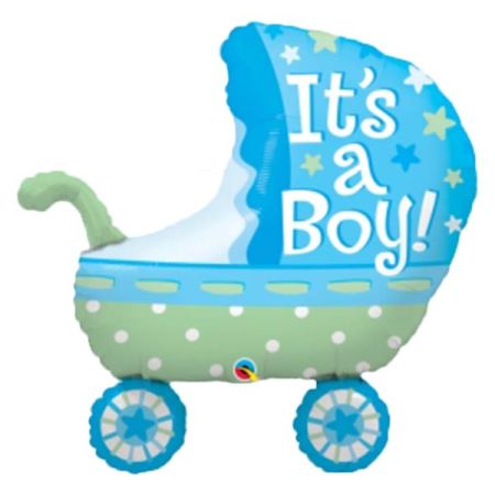 בלון מיילר IT’S A BOY Q35 עגלה כחולה-EA