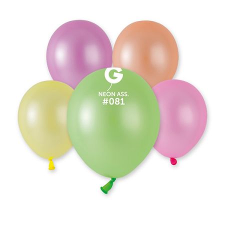 בלון A50 נאון מעורב 100יח