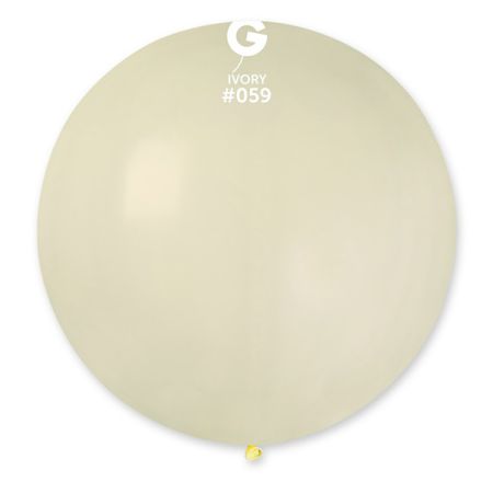 בלון פיתה G220 פסטל שנהב 59 25יח