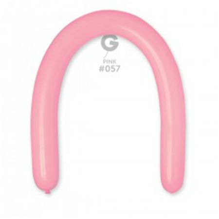 בלון נקניק D6 פסטל ורוד 57 50יח