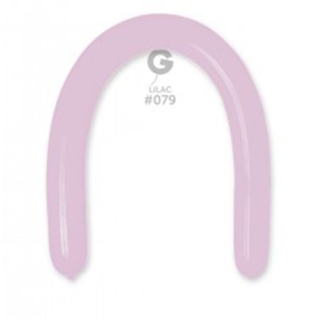 בלון נקניק D6 פסטל לילך 79 100יח