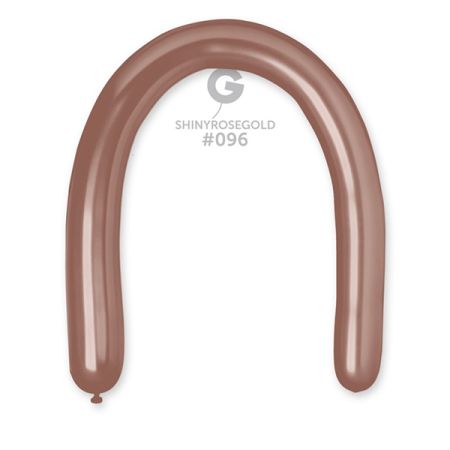 בלון נקניק DB6 מבריק רוזגולד 96 50יח