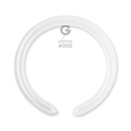 בלון נקניק D4 פסטל שקוף 00 100יח