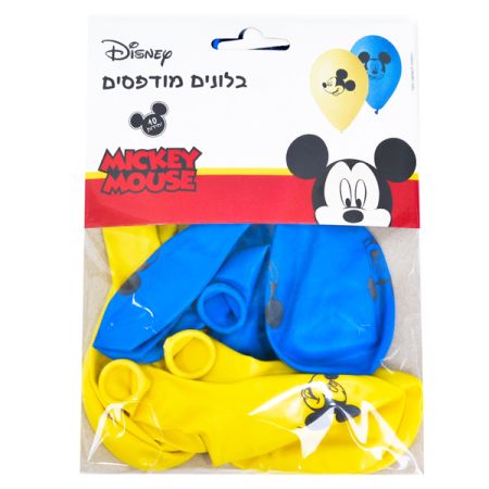 שקית 10בלונים 12-מיקי מאוס