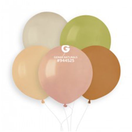 בלון G30 פסטל נטורל מעורב 10יח