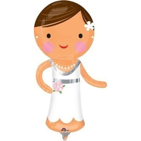 בלון על מקל 9- LOVELY BRIDE