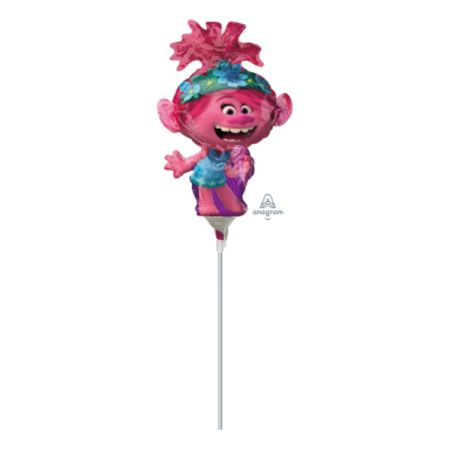 בלון על מקל 9- טרולים פופי שיער אסוף