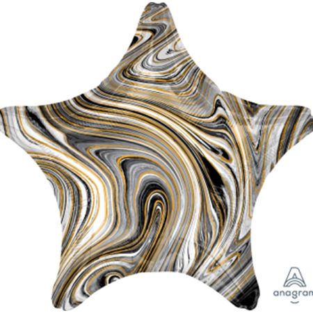 בלון מיילר 18 - שיש שחור בצורת כוכב