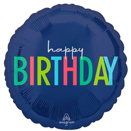 בלון מיילר 18-אנגלית HB רקע כחול