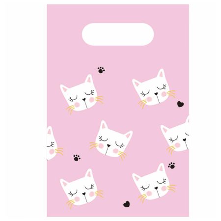 שקית נייר בסיס 6 יח- חתול