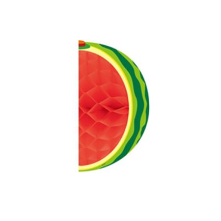 קישוט תליה 17X32סמ-אבטיח אדום ירוק