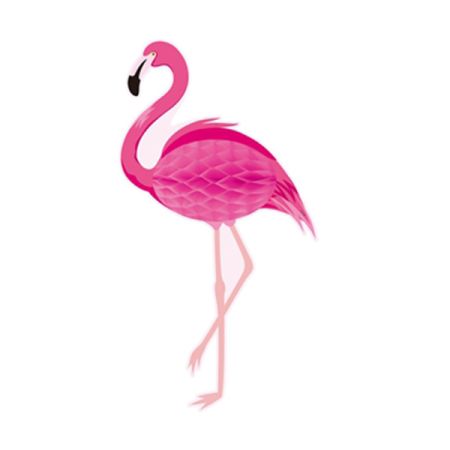 קישוט מרכז שולחן כוורת 29X53סמ-פלמינגו ורוד