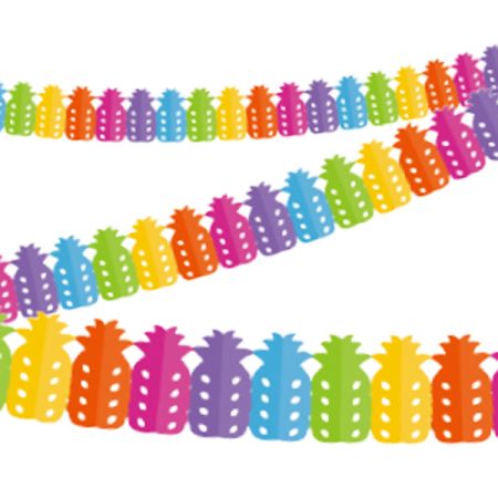 באנר שרשרת צורני אננס-צבעוני