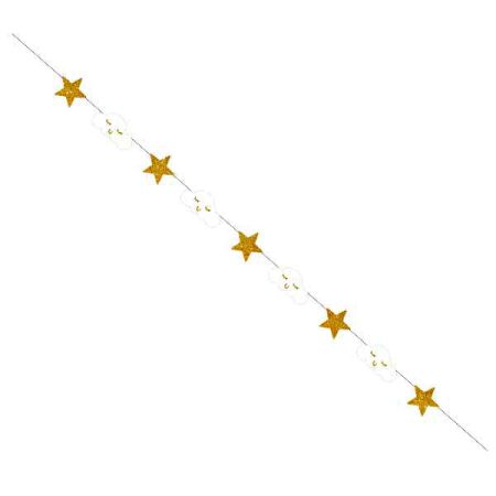 באנר לתלייה- כוכבים ועננים 1.60 מ