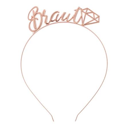 קשת מתכת לשיער- רווקות רוז גולד